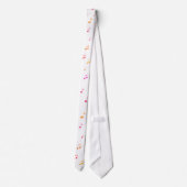 Farbige Musikernotes: Necktie / Krawatte (Rückseite)