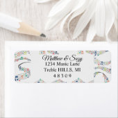 Farbige Musiknote Whimsikmusiker (Insitu)