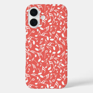 Farbige Musiknoten iPhone 16 Hülle