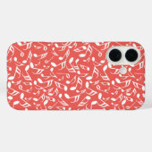Farbige Musiknoten Case-Mate iPhone Hülle (Rückseite (Horizontal))