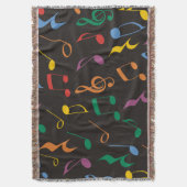 Farbige Musiknoten Decke (Vorderseite Vertikal)