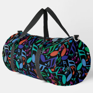 Farbige Musiknoten Duffle Bag