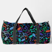 Farbige Musiknoten Duffle Bag (Vorderseite)