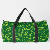 Farbige Musiknoten Duffle Bag (Rückseite)