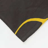 Farbige Musiknoten Fleecedecke (Ecke)