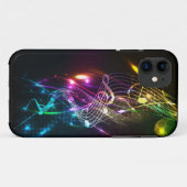 Farbige Musiknoten für Musikfans Case-Mate iPhone Hülle (Rückseite (Horizontal))