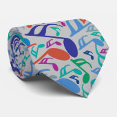 Farbige Musiknoten Krawatte (Gerollt)