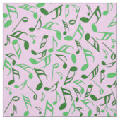 Farbige Musiknoten Stoff (Muster)