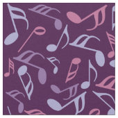 Farbige Musiknoten Stoff (Nahaufnahme)