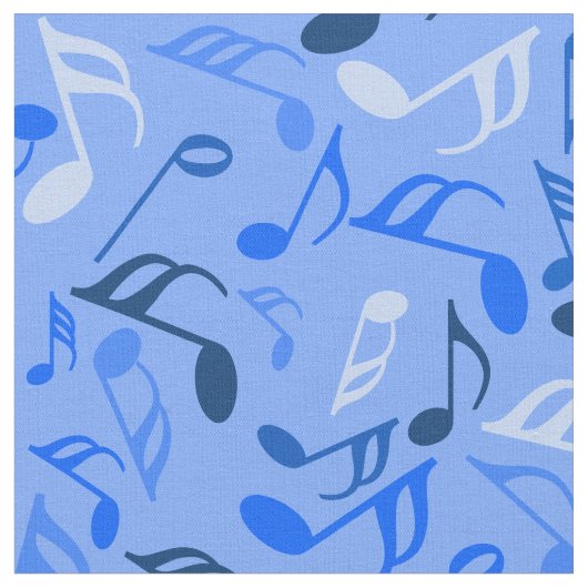 Farbige Musiknoten Stoff (Nahaufnahme)