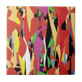 Farbige Muster Fliese (Vorderseite)