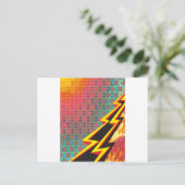 Farbige Mustererstellung "Flash Gordon" Postkarte (Stehend Vorderseite)