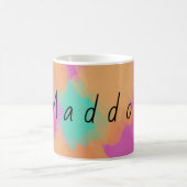 Farbige, mutige moderne künstlerische Muster Kaffeetasse (Mittel)