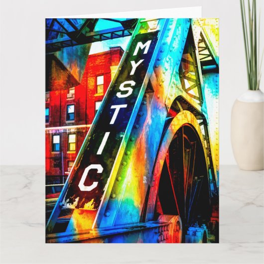 Farbige Mystik Karte (Vorderseite)