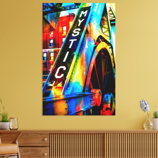 Farbige Mystik Leinwanddruck (Insitu (Wohnzimmer))