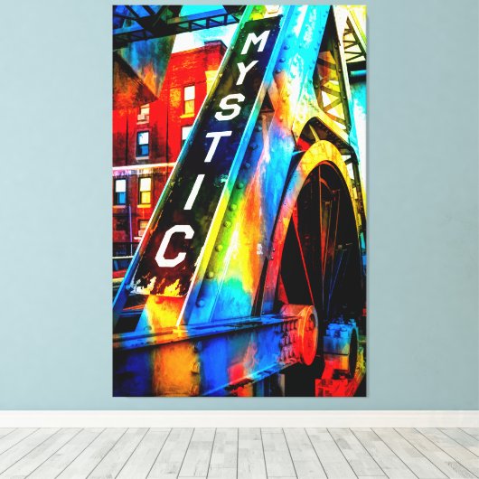 Farbige Mystik Leinwanddruck (Insitu (Holzboden))