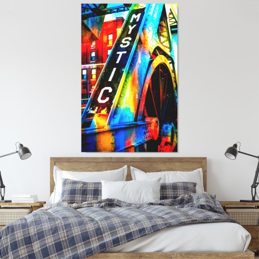 Farbige Mystik Leinwanddruck (Insitu (Schlafzimmer))