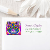 Farbige mystische Spirituelle Katze (Insitu)