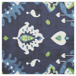 Farbige naby-blaue Kat-Stammmuster Stoff