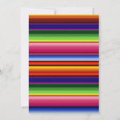 Farbige Nacho Durchschnittliche Dusche Einladung (Rückseite)