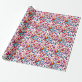 Farbige Nägel Set Geschenkpapier (Ungerollt)