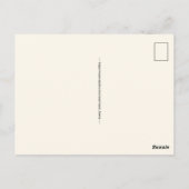 Farbige Nassau-Karte Postkarte (Rückseite)