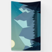 Farbige Naturlandschaft Banner (Vertikal)