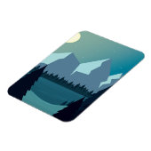Farbige Naturlandschaft Magnet (Linke Seite)