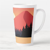Farbige Naturlandschaft Milchtasse (Rechts)