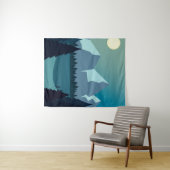 Farbige Naturlandschaft Wandteppich (Beispiel (Horizontal))