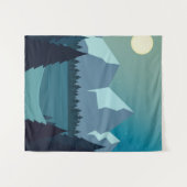 Farbige Naturlandschaft Wandteppich (Vorderseite (Horizontal))