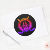 Farbige NCWHS-Aufkleber Runder Aufkleber (Umschlag)