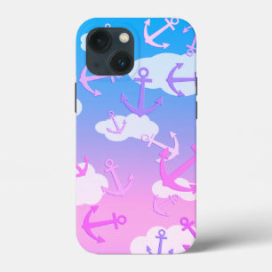 Farbige Niedliche Ankerpastel Case-Mate iPhone Hülle