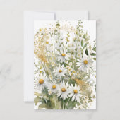 Farbige Niedliche Blume Fairies Glitzer Script Dankeskarte (Rückseite)