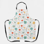 Farbige Niedliche Blume Muster Schürze (Vorderseite)