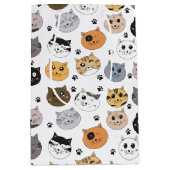 Farbige Niedliche Funny Cats & Paw Muster Mittlere Geschenktüte (Vorderseite)