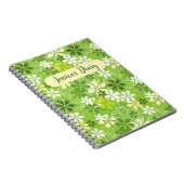 Farbige Niedliche Illustration Daisy-Muster Notizblock (Rechte Seite)