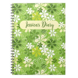 Farbige Niedliche Illustration Daisy-Muster Notizblock
