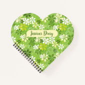 Farbige Niedliche Illustration Daisy-Muster Notizblock (Vorderseite)