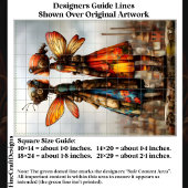 Farbige Niedliche Steampunk Fairies EK6L Decoupage Seidenpapier