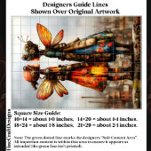 Farbige Niedliche Steampunk Fairies EK6R Decoupage Seidenpapier