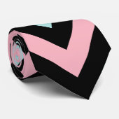 Farbige Niedliche Streifen Muster Neck Tie Krawatte (Gerollt)