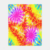 FARBIGE NIEDLICHE WEB-INSPIRIERTE DESIGN-GEFÄRBTE FLEECEDECKE (Vorderseite)