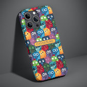 Farbige Niedliche Whimsical Owls Personalisierter Case-Mate iPhone Hülle