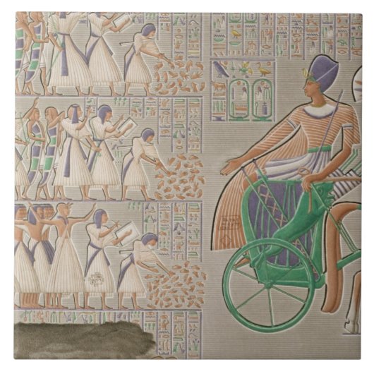 Farbige niedrige Entlastungen von der Südgalerie Fliese (Vorderseite)