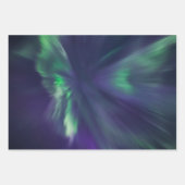 Farbige Nordlichter Geschenkpapier Set (Vorderseite 3)