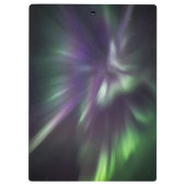 Farbige Nordlichter Klemmbrett (Rückseite)