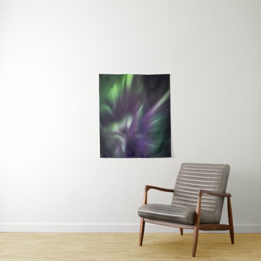 Farbige Nordlichter Wandteppich (Beispiel)