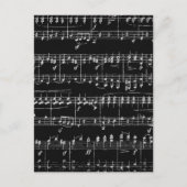 Farbige Noten Postkarte (Vorderseite)