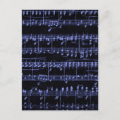 Farbige Noten Postkarte (Vorderseite)